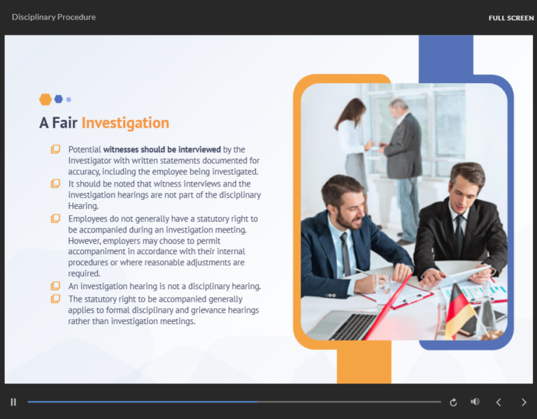 Module 05 Disciplinary Procedure