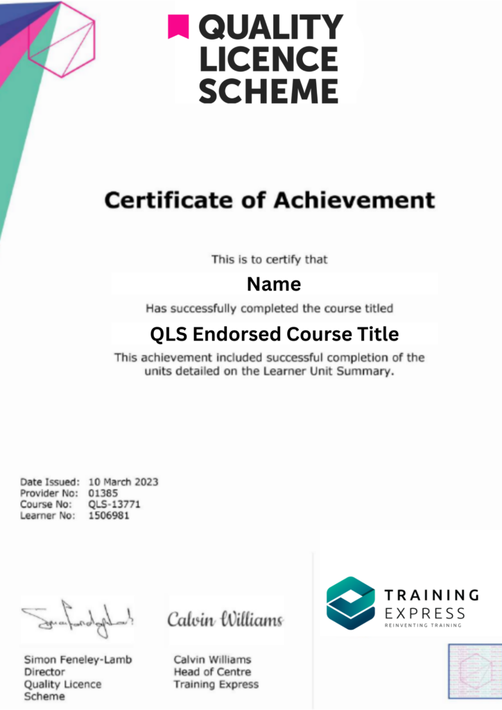 Quality Licence Scheme