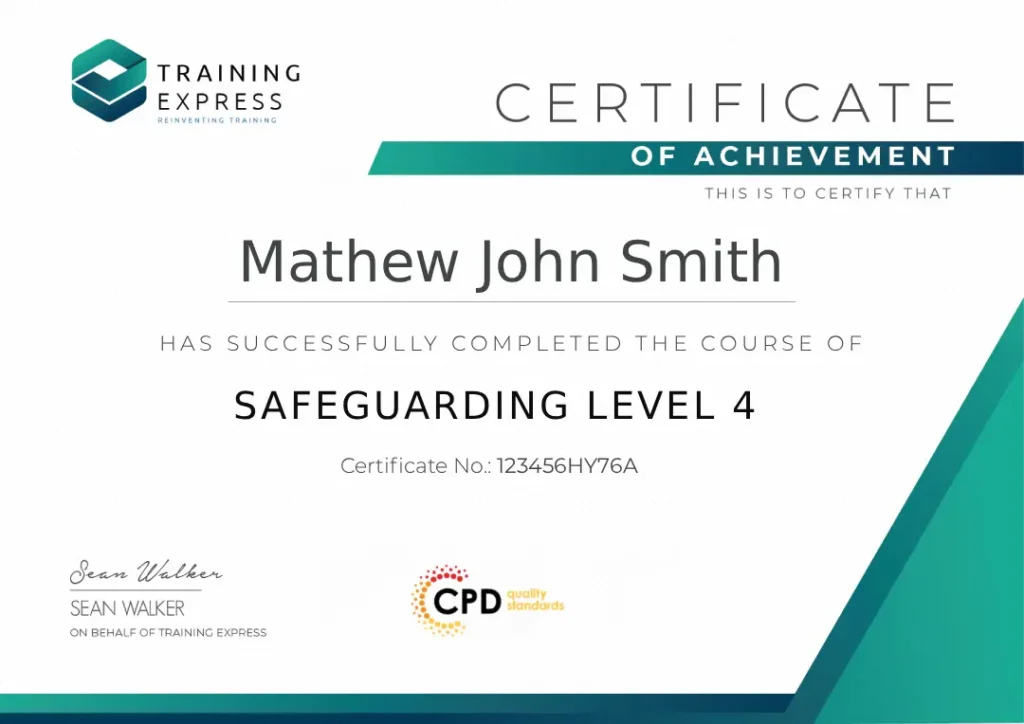 Safeguarding Level 4 Certification