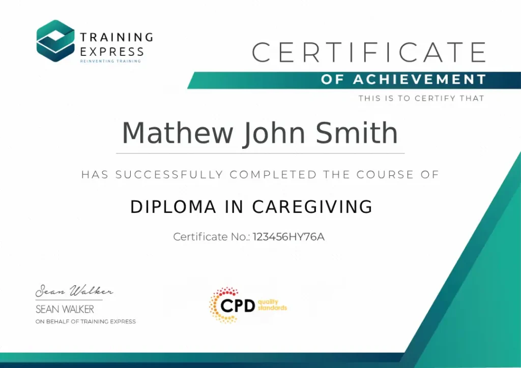 Diploma in Caregiving certification