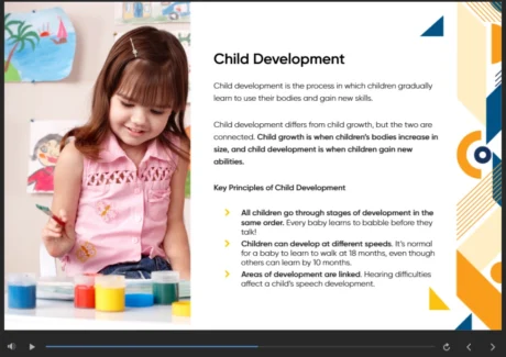 Sneak Peek of Child Care Diploma