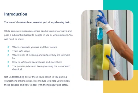 Sneak peek of Level 5 Certificate in Cleaning